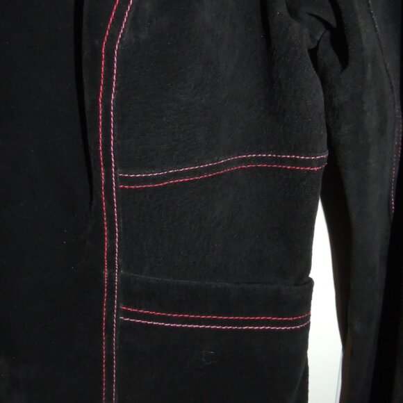 Suede, leather coat - Picture 4 of 9